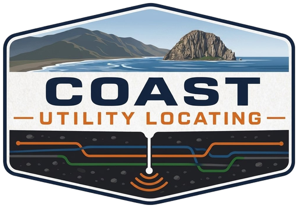 Coast Utility Locating badge — underground utility locating, SLO County